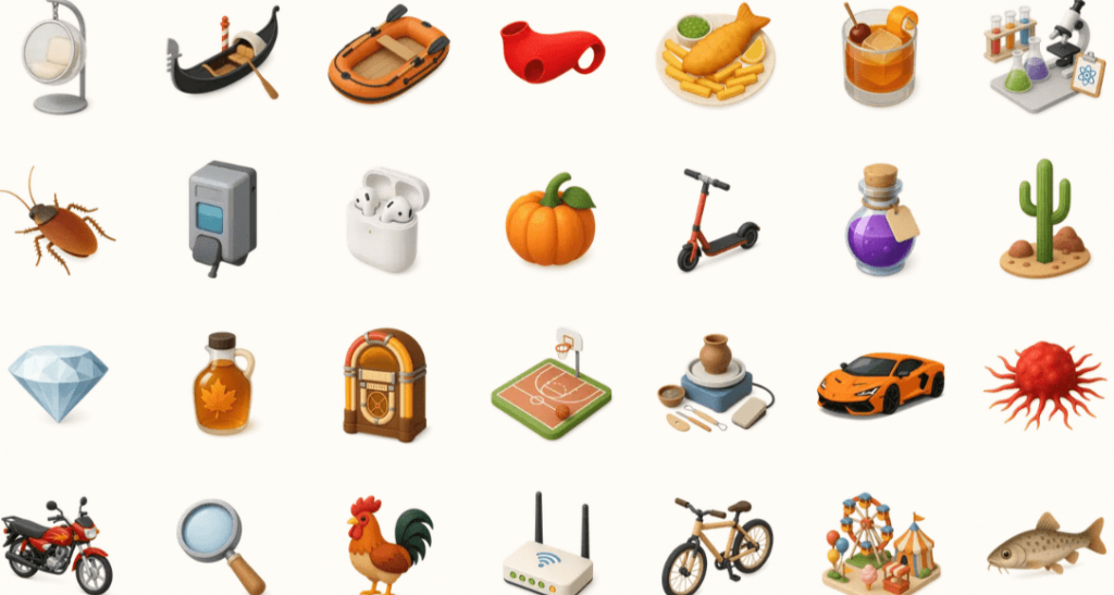 国外设计良心网站！一共收录超过1200+种3D PNG格式图案，完全免费可商用， The Thiings Collection-爱学吧资源网-免费高质量素材资源分享站